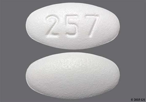 NDC 31722-941-05, Bottles of 500 Tablets. . 257 pill white